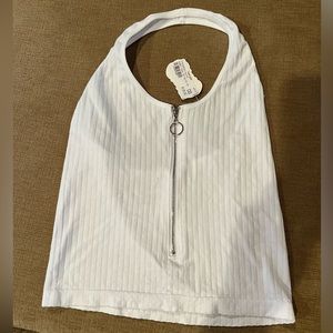 Suzette. Collection ribbed halter top